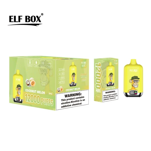 elfbox-digital-12k-disposable-vape-coconut-melon