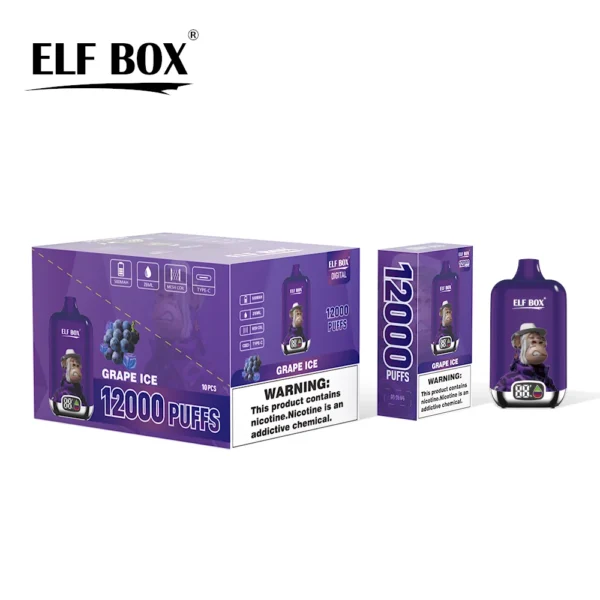 elfbox-digital-12k-disposable-vape-grape-ice
