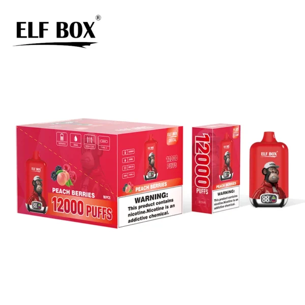 elfbox-digital-12k-disposable-vape-peach-berries