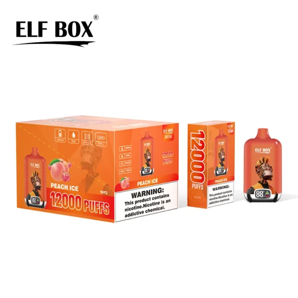 elfbox-digital-12k-disposable-vape-peach-ice