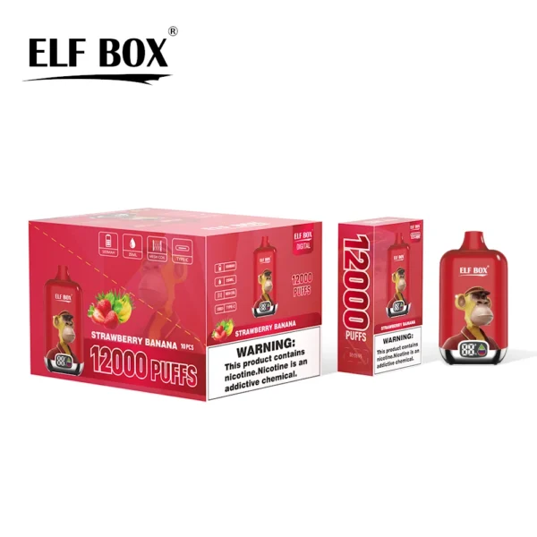 elfbox-digital-12k-disposable-vape-strawberry-banana