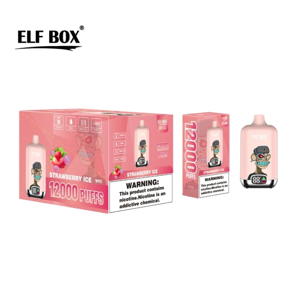 elfbox-digital-12k-disposable-vape-strawberry-ice
