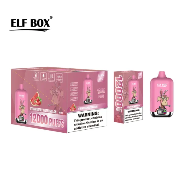 elfbox-digital-12k-disposable-vape-strawberry-watermelon