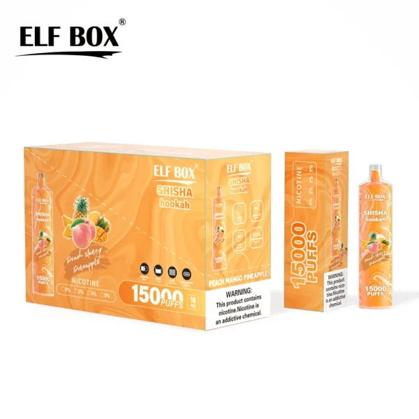 elfbox-shisha-hookah-15k-disposable-vape-peach-mango-pineapple