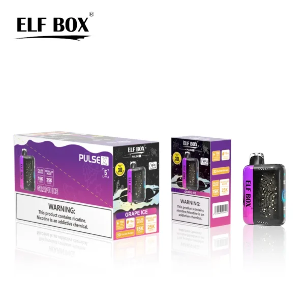 elfbxo-pulse-x-25k-disposable-vape-grape-ice
