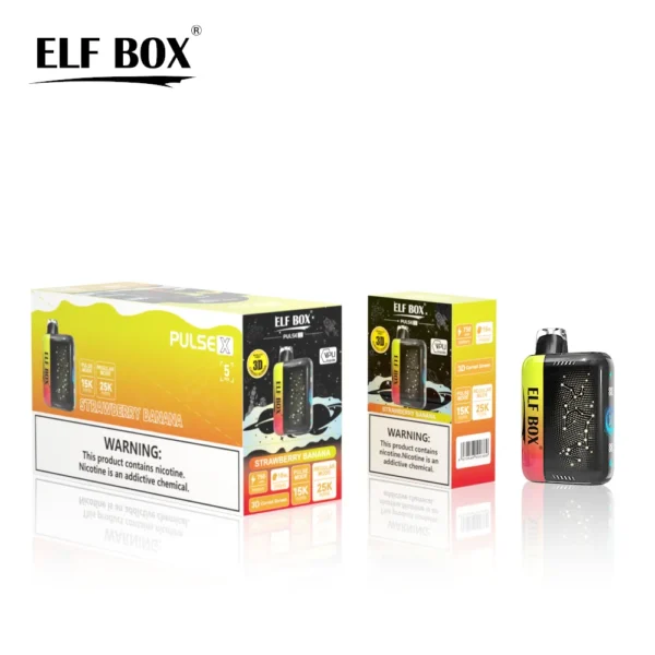 elfbxo-pulse-x-25k-disposable-vape-strawberry-banana