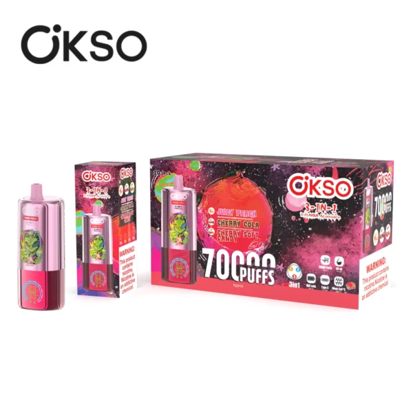 okso-3-in-1-70k-disposable-vape-juicy-peach-cherry-cola-cherry-soft-candy