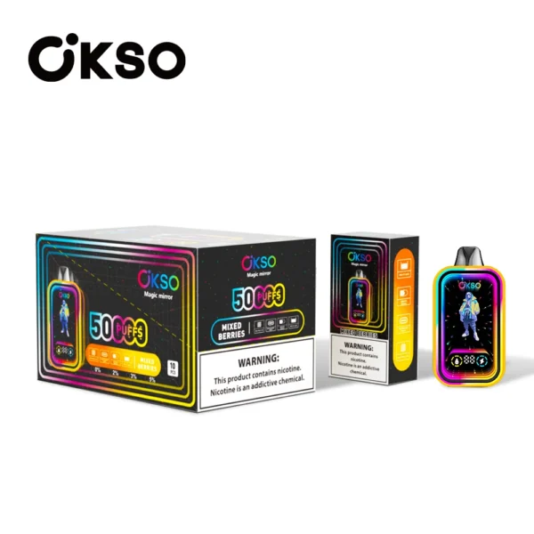 okso magic mirrow 50k disposable vape-mixed berries okso-magic-mirrow-50k-disposable-vape-mixed-berries