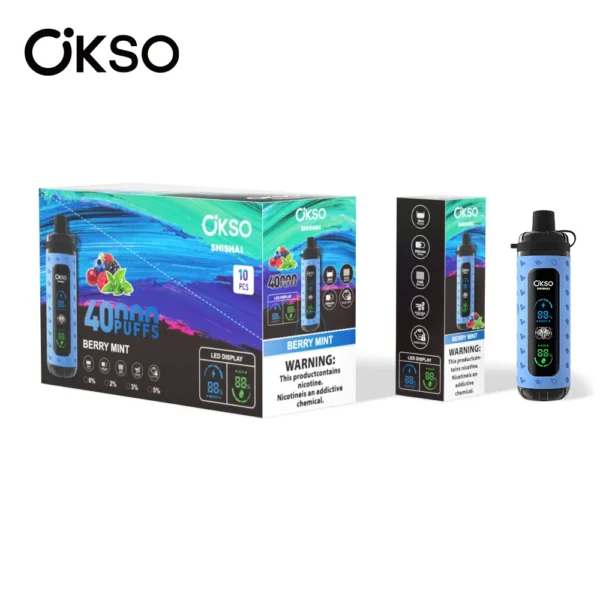 okso-shisha-40000-puffs-disposable-vape-berry-mint