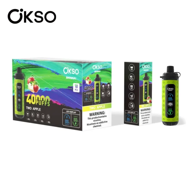 okso-shisha-40000-puffs-disposable-vape-two-apple