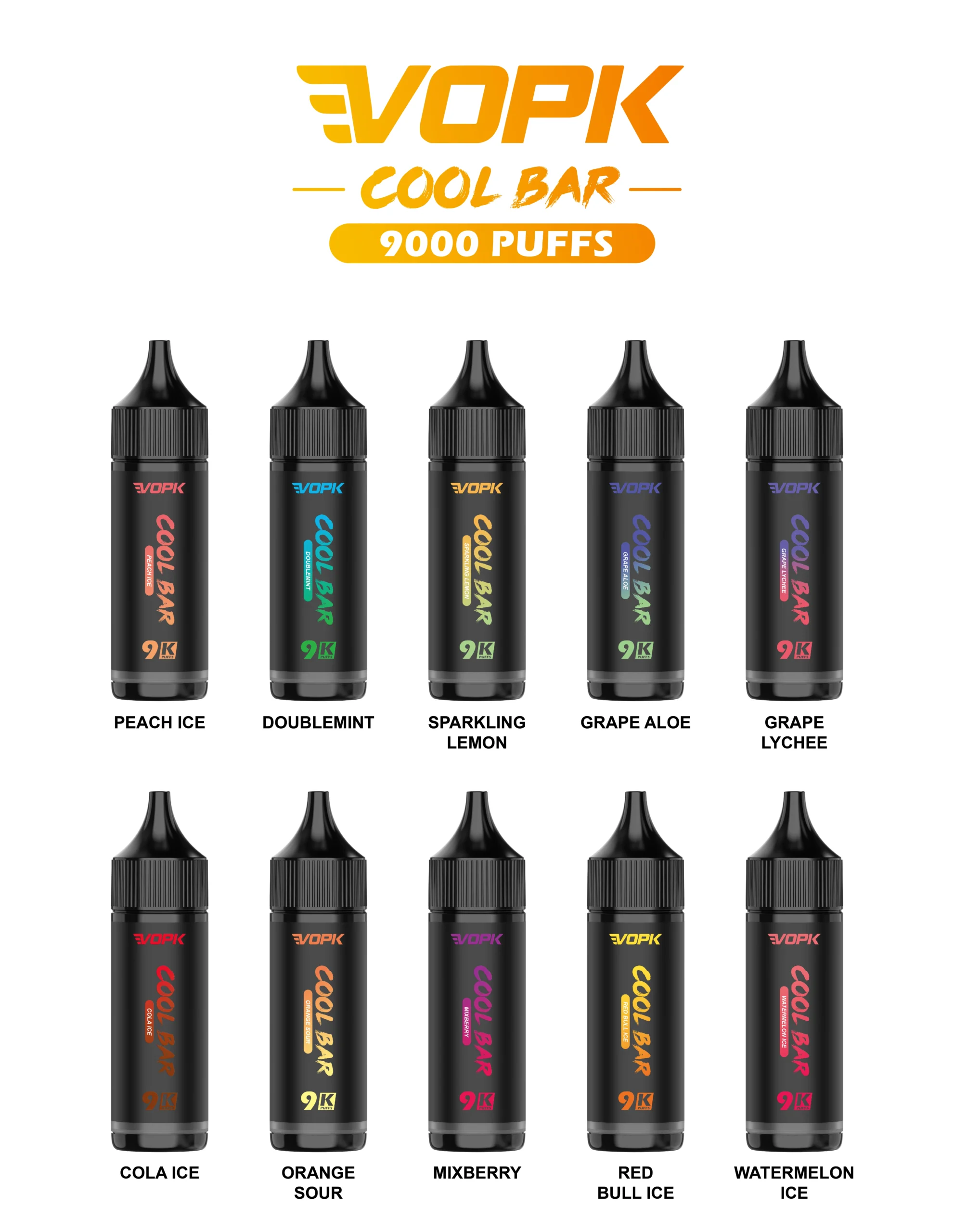 vopk-cool-bar-9000-disposable-vape-flavor-list