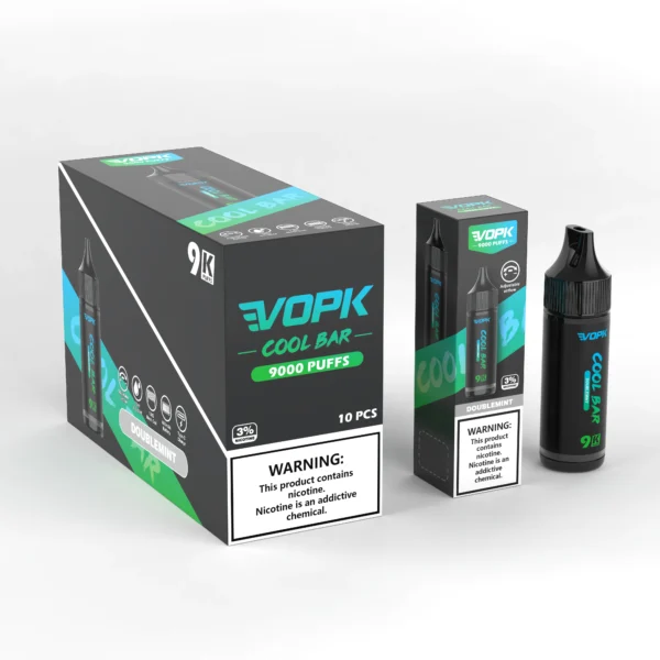 vopk-cool-bar-9000-puffs-disposable-vape-double-mint